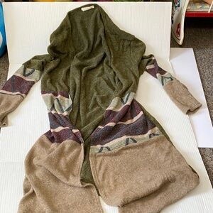 A.gain made in the USA geometric sweater women size M